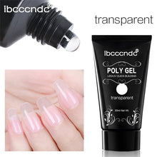 Load image into Gallery viewer, 30g Polygel Nail Acrylic Poly Gel Pink White Clear Crystal UV LED Builder Gel Tips Enhancement Slip Solution Quick Extension Gel
