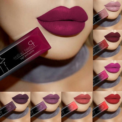 Pudaier Waterproof Liquid Lip Gloss Metallic Matte Lipstick For Lips Cosmetic Sexy Batom Mate Lip Tint Makeup Lasting Lipgloss