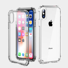 Load image into Gallery viewer, Fashion Shockproof Bumper Transparent Silicone Phone Case For iPhone X XS XR XS Max 8 7 6 6S Plus Clear protection Back Cover