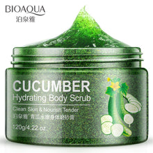 Load image into Gallery viewer, BIOAQUA 120g Cucumber Body Scrub Exfoliating Gel Whitening Scrub Cream Dead Skin Remover exfoliator Scrub Body Care