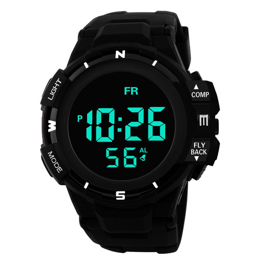 Sport acrylic LED Waterproof  Analog unisex fashion  Digital  watch