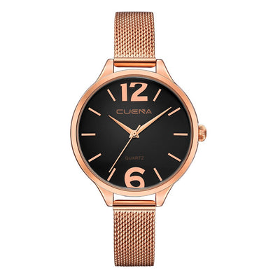 Analog display Watches Quartz Watch Stainless Steel lovely gift for ladies