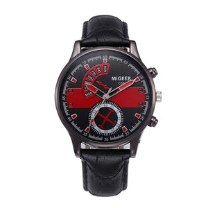 Men Luxury Stainless Steel Week Days Display Clock Wrist Watch