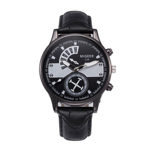 Men Luxury Stainless Steel Week Days Display Clock Wrist Watch