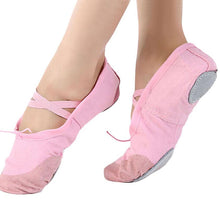 Load image into Gallery viewer, Adults Canvas Ankle-Wrap Elastic band Slippers