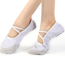 Load image into Gallery viewer, Adults Canvas Ankle-Wrap Elastic band Slippers