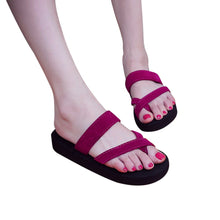 Load image into Gallery viewer, Womens Summer Open Toe Anti Slip Indoor Home Slippers
