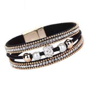 Women multi Bangle Bracelet Rolo Chain Wristband trendy style Women Fashion