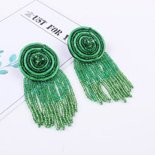 Load image into Gallery viewer, Women&#39;s New Fashion Long Tassel Elegant Earrings Ear Stud Jewelry Gift