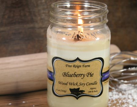 Blueberry Pie - Wood Wick Candles