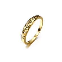 Load image into Gallery viewer, Women Round Cocktail Ring Fashion Sun Ring Women Jewelry