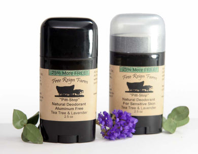 Pitt-Stop Deodorant (Sensitive Skin Formula) - 4 Pack