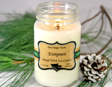 Evergreen - Wood Wick Candles