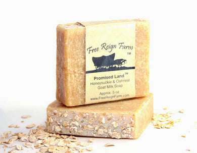 Promised Land - Honeysuckle & Oatmeal Goat Milk Soap - 4 Pack