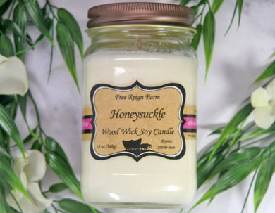 Honeysuckle - Wood Wick Candles