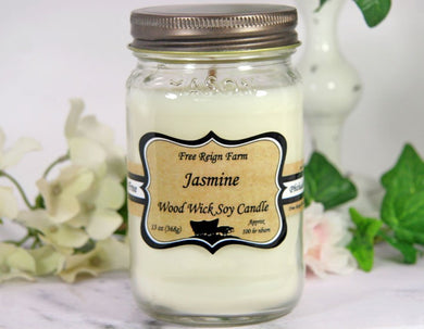 Jasmine - Wood Wick Candle
