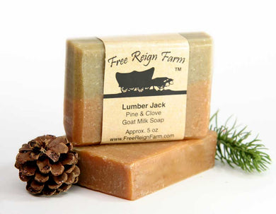 Lumber Jack - Pine & Clove Goat Milk Soap - 4 Pack