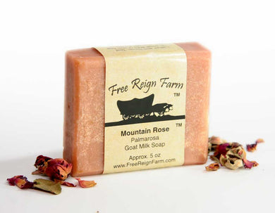 Mountain Rose - Palmarosa Goat Milk Soap - 4 Pack