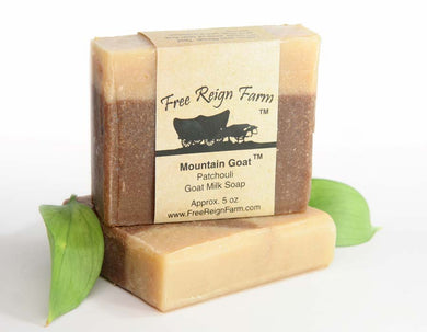 Mountain Goat - Patchouli Goat Milk Soap - 4 Pack