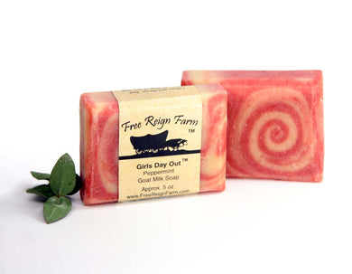 Girl's Day Out  - Peppermint Goat Milk Soap - 4 Pack