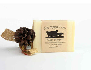 Pooch Shampoo - Unscented Goat Milk Soap...for your Dog - 4 Pack