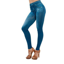 Load image into Gallery viewer, Gtpdpllt S-XXL Women Fleece Lined Winter Jegging Jeans Genie Slim Fashion Jeggings Leggings 2 Real Pockets Woman Fitness Pants