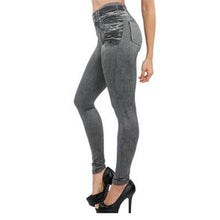 Load image into Gallery viewer, Gtpdpllt S-XXL Women Fleece Lined Winter Jegging Jeans Genie Slim Fashion Jeggings Leggings 2 Real Pockets Woman Fitness Pants