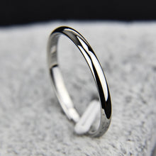 Load image into Gallery viewer, KNOCK Titanium Steel  Rose Gold  Anti-allergy Smooth  Simple Wedding Couples Rings Bijouterie for Man or Woman Gift