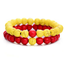 Load image into Gallery viewer, 2Pcs/Set Couples Distance Bracelet Classic Natural Stone White and Black Yin Yang Beaded Bracelets for Men Women Best Friend Hot