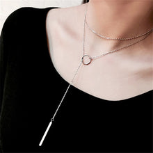 Load image into Gallery viewer, H26 Free Shipping New Fashion Heart Leaf Moon Pendant Necklace Crystal Necklace Women Holiday Beach Statement Jewelry Wholesale