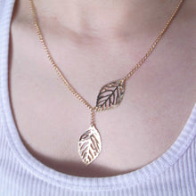 Load image into Gallery viewer, H26 Free Shipping New Fashion Heart Leaf Moon Pendant Necklace Crystal Necklace Women Holiday Beach Statement Jewelry Wholesale