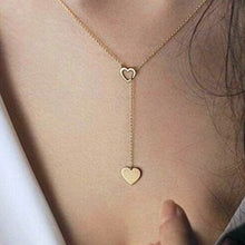 Load image into Gallery viewer, H26 Free Shipping New Fashion Heart Leaf Moon Pendant Necklace Crystal Necklace Women Holiday Beach Statement Jewelry Wholesale