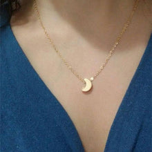 Load image into Gallery viewer, H26 Free Shipping New Fashion Heart Leaf Moon Pendant Necklace Crystal Necklace Women Holiday Beach Statement Jewelry Wholesale
