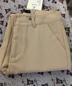 2018 NEW women's casual OL office Pencil Trousers Girls's cute 12 colour Slim Stretch Pants fashion Candy Jeans Pencil Trousers