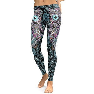 NADANBAO New Arrival Leggings Women Skull Head 3D Printed Camouflage Legging Workout Leggins Slim Elastic Plus Size Pants Legins