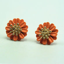 Load image into Gallery viewer, Korean Style Cute Flower Stud Earrings For Women 2018 New Fashion Sweet Earrings Femme Brinco Wholesale Jewelry