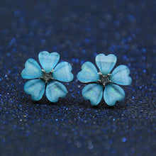 Load image into Gallery viewer, Korean Style Cute Flower Stud Earrings For Women 2018 New Fashion Sweet Earrings Femme Brinco Wholesale Jewelry