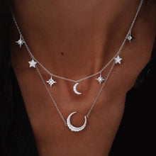 Load image into Gallery viewer, Bls-miracle Bohemian Multi layer Pendant Necklaces For Women Fashion Golden Geometric Charm Chains Necklace Jewelry Wholesale