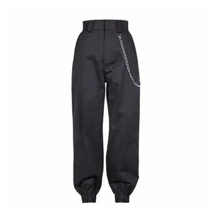 Spring 2019 fashion woman camo pants women cargo high waist pants loose trousers joggers women camouflage sweatpants streetwear