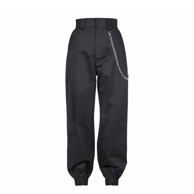 Spring 2019 fashion woman camo pants women cargo high waist pants loose trousers joggers women camouflage sweatpants streetwear