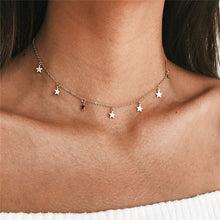 Load image into Gallery viewer, Star Necklace Women Choker Kolye Gold Silvery Moon Necklaces Boho Pendants Collier Femme Chain Collar collares de moda 2019 G2