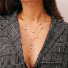 Load image into Gallery viewer, Star Necklace Women Choker Kolye Gold Silvery Moon Necklaces Boho Pendants Collier Femme Chain Collar collares de moda 2019 G2