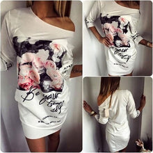 Load image into Gallery viewer, 2019 New Summer Fashion Women Sexy Tank Dress Slim Casual Camouflage Military O-Neck Print Splice Empire Mini Dresses Vestidos