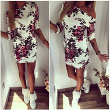 Load image into Gallery viewer, 2019 New Summer Fashion Women Sexy Tank Dress Slim Casual Camouflage Military O-Neck Print Splice Empire Mini Dresses Vestidos