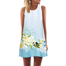 Load image into Gallery viewer, 2019 New Summer Fashion Women Sexy Tank Dress Slim Casual Camouflage Military O-Neck Print Splice Empire Mini Dresses Vestidos