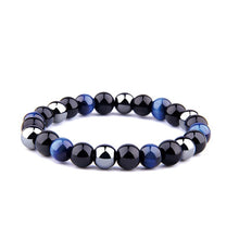Load image into Gallery viewer, Natural Black Obsidian Hematite Tiger Eye Beads Bracelets Men for Magnetic Health Protection Women Jewelry Pulsera Hombre