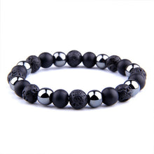 Load image into Gallery viewer, Natural Black Obsidian Hematite Tiger Eye Beads Bracelets Men for Magnetic Health Protection Women Jewelry Pulsera Hombre