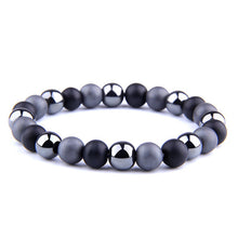 Load image into Gallery viewer, Natural Black Obsidian Hematite Tiger Eye Beads Bracelets Men for Magnetic Health Protection Women Jewelry Pulsera Hombre