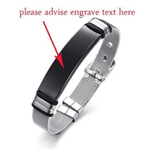 Load image into Gallery viewer, Custom Cross Men&#39;s Stainless Steel Bracelet With My Father Christian Lord&#39;s Prayer Engraved Adjustable Bangle Dropshipping