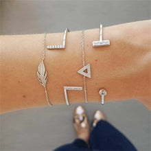 Load image into Gallery viewer, IPARAM Bohemian Shell Map Turtle Bracelet Set 2019 Retro Geometric Statement Female Glamour Fashion Jewelry Jewelry Gift